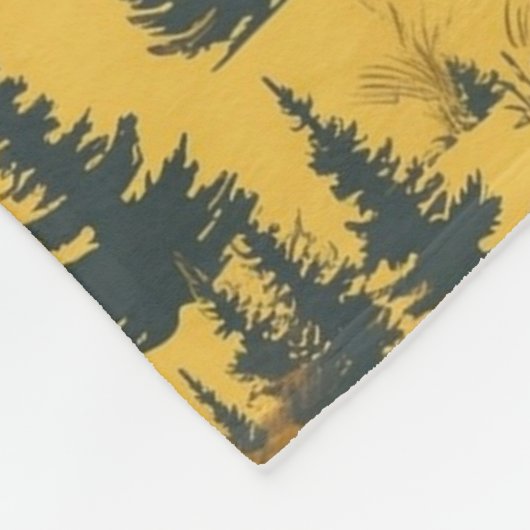 Wilderness Bull Moose Foraging The Forest Fleece Deken (Hoek)