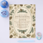 Wilderness Camping Family Reunion Jamboree BBQ Flyer (Enkel)