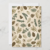 Wilderness Camping Family Reunion Jamboree BBQ Kaart (Achterkant)