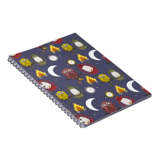 Wilderness Camping Thema Notitieboek (Rechterzijde)