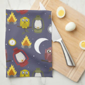 Wilderness Camping Thema Theedoek (Quarter Fold)