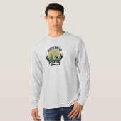 Wilderness Deer Hunting Long Sleeve T-shirt (Voorkant volledig)