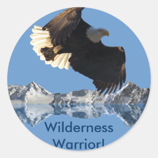 WILDERNESS EAGLE COLLECTIE RONDE STICKER