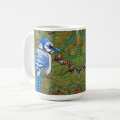 Wilderness Evergreen Blue Jay Koffiemok (Voorkant links)