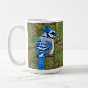 Wilderness Evergreen Blue Jay Koffiemok