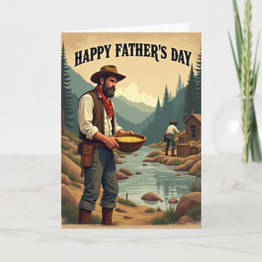Wilderness Fathers Day Afbeeldingskaart Kaart (Voorkant)