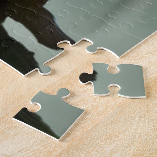 Wilderness Forest Bigfoot Morning Tranquil Coffee Legpuzzel (Zijkant)