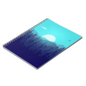Wilderness Forest Sunrise  Illustratie Notitieboek (Linkerzijde)