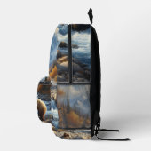 Wilderness Grizzly Beer Wildlife / Natuur Bedrukte Rugzak (Rechts)