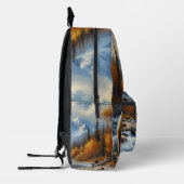 Wilderness Grizzly Beer Wildlife / Natuur Bedrukte Rugzak (Links)