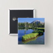 WILDERNESS HIGH UINTAS, UT, VS, schiereiland, Vierkante Button 5,1 Cm (Voorkant /achterkant)