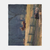 Wilderness Horse Ranch Fleece Deken (Voorkant)