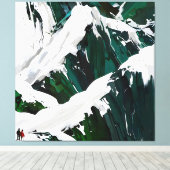 Wilderness in beweging canvas afdruk (Insitu (Houten vloer))