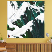 Wilderness in beweging canvas afdruk (Insitu (Woonkamer))