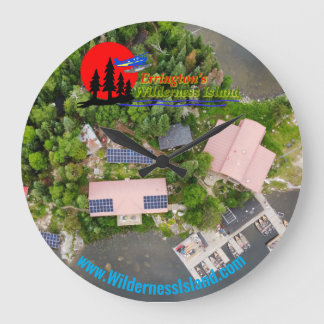 Wilderness Island Clock Grote Klok