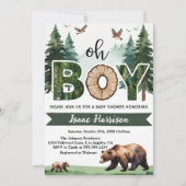 Wilderness Journey Baby shower Kaart (Voorkant)