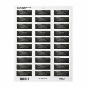 Wilderness Lake Dennenbomen Bos & Hout Bruiloft Etiket (Full Sheet)
