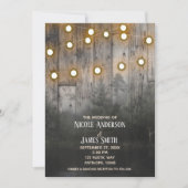 Wilderness Lake Pine Trees Forest Wood & Lights Kaart (Voorkant)