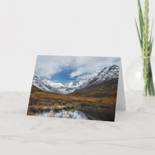 Wilderness Landschap - Alaska Interior Mountains Kaart