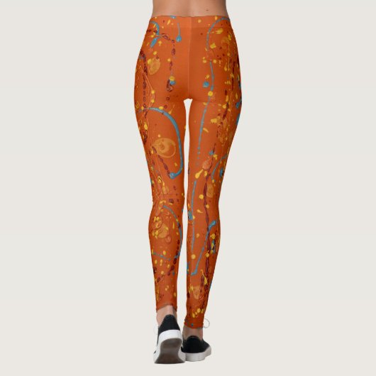 "Wilderness" Leuke leggings (Achterkant)