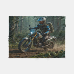 Wilderness Motocross - Dirtbike Racers Fleece Deken