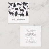 Wilderness Naturalist Wandelgids Vierkante Visitekaartje (Voorkant / Achterkant)