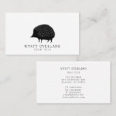 Wilderness Naturalist Wandelgids Visitekaartje (Voorkant / Achterkant)