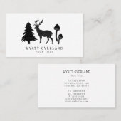 Wilderness Naturalist Wandelgids Visitekaartje (Voorkant / Achterkant)