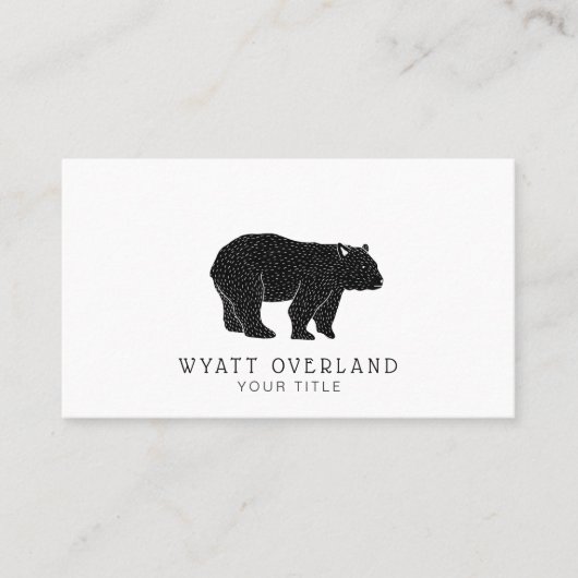 Wilderness Naturalist Wandelgids Visitekaartje (Voorkant)