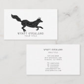 Wilderness Naturalist Wandelgids Visitekaartje (Voorkant / Achterkant)