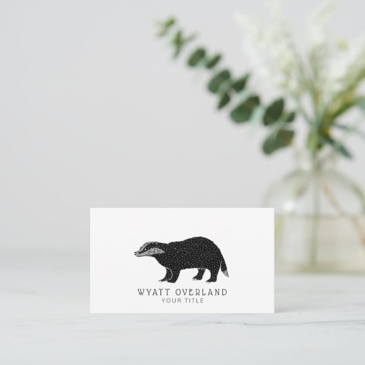 Wilderness Naturalist Wandelgids Visitekaartje (Staand voorkant)