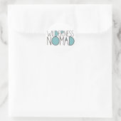 Wilderness Nomad Ronde Sticker (Tas)