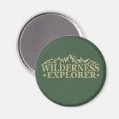 Wilderness ontdekkingsreiziger outdoor wandelaars  magneet (Voorkant / Achterkant)