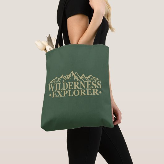 Wilderness ontdekkingsreiziger outdoor wandelaars  tote bag (Dichtbij)