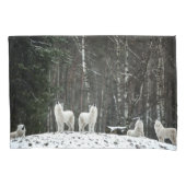 Wilderness Polar Wolf Kussensloop (Voorkant)