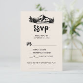 Wilderness Pset Song Request RSVP Card (Staand voorkant)