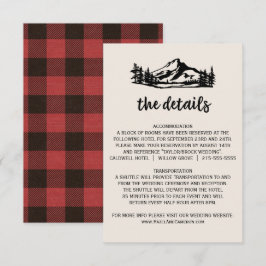  Wilderness Pset Wedding Details Kaart