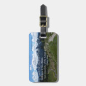 Wilderness Quote (Tatoosh Range) Bagagelabel (Voorkant verticaal)