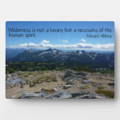 Wilderness Quote (Tatoosh Range) Fotoplaat (voorkant)