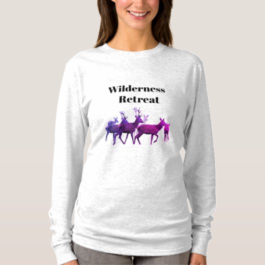 Wilderness Retreat Top Met Lange Mouwen (Voorkant)