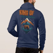 Wilderness Ruler: Bruin Beer op de berg Hoodie (Achterkant)