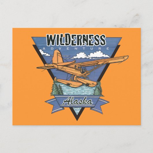 Wilderness Seaplane Adventure Alaska Briefkaart (Voorkant)