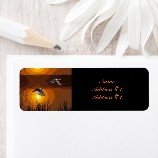 Wilderness Sunset Duck Etiket (Insitu)