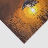Wilderness Sunset Duck Tissuepapier (Detail)