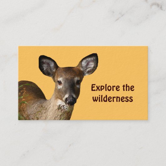 Wilderness Tours Visitekaartje (Voorkant)