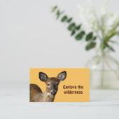 Wilderness Tours Visitekaartje (Staand voorkant)