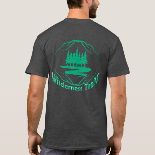 Wilderness Trails Grafisch met SVG Controle T-shirt (Achterkant)