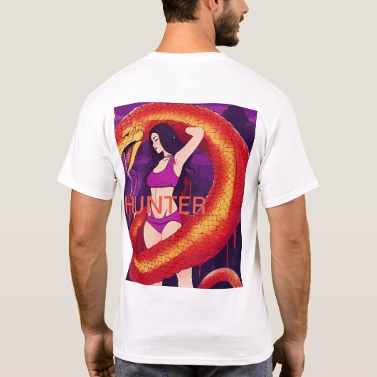 "Wilderness Vanguard Mannen" T-shirt (Achterkant)