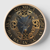 Wilderness Wall Kunst die wolf met 3D-gezicht deco (Voorkant)