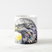 Wilderness Waterverf Forest Moon Eagle Koffiemok (Center)
